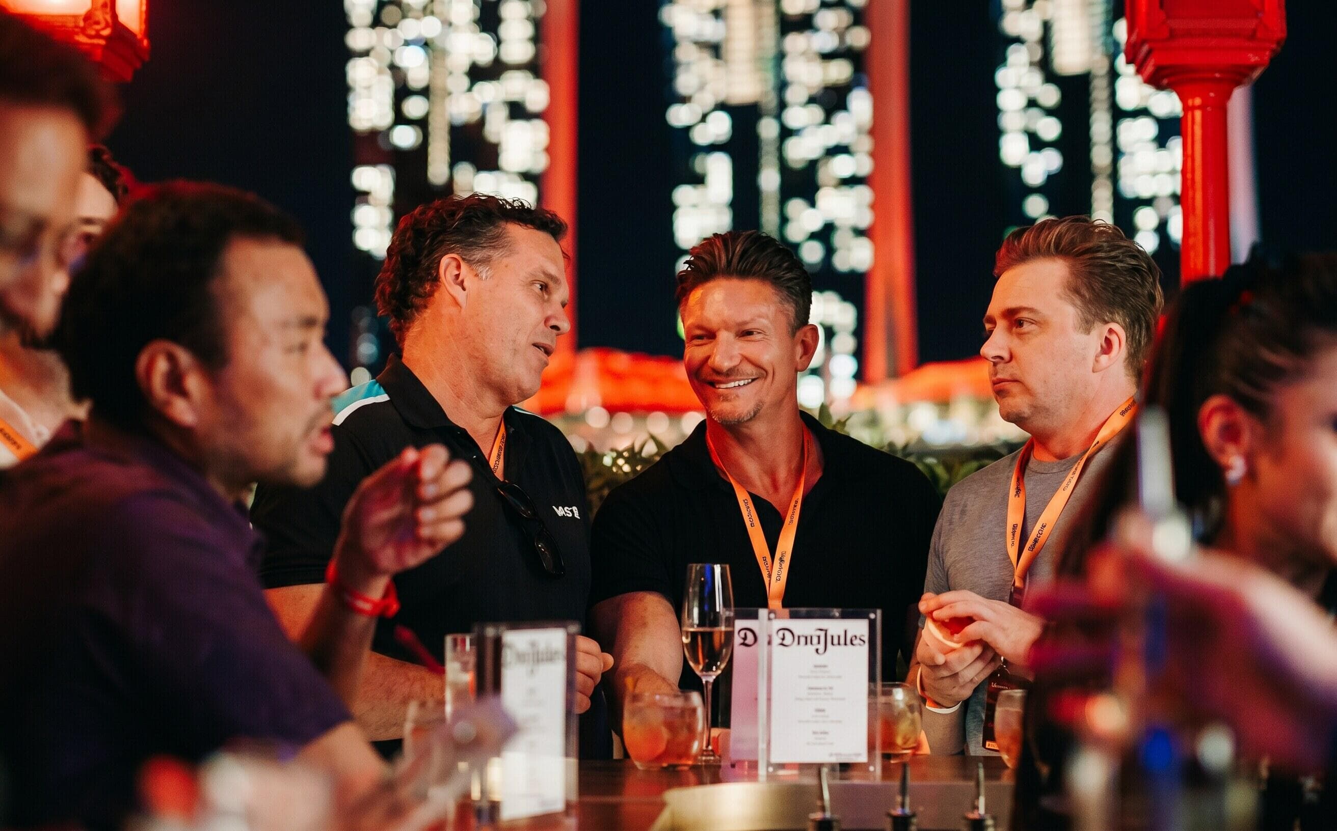 Amber afterparty — socializing